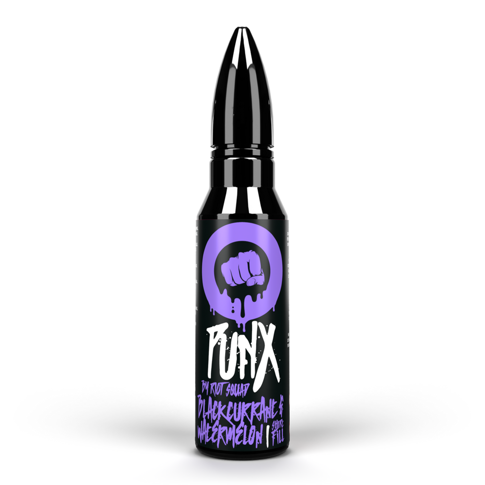 Blackcurrant & Watermelon PUNX BY RIOT 50ML SHORTFILL E-LIQUID