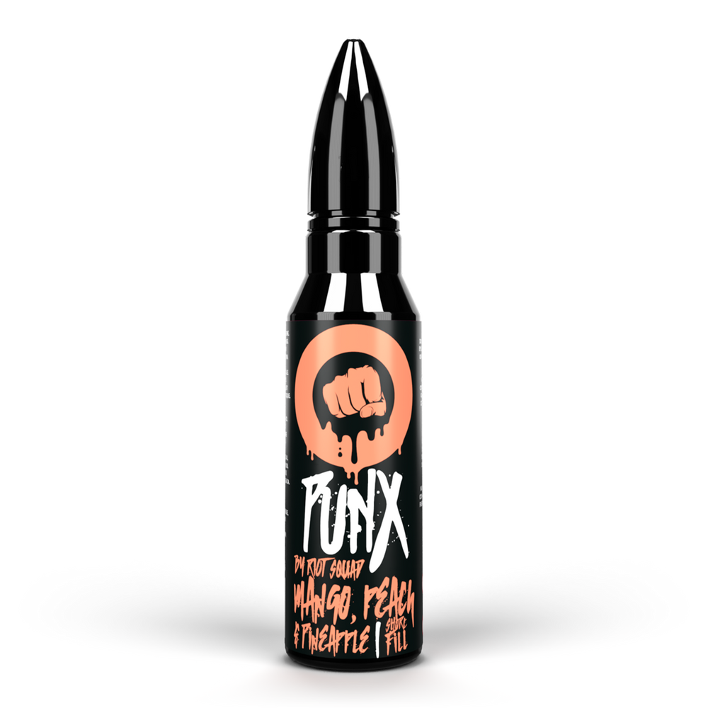 Mango, Pineapple & Peach PUNX BY RIOT 50ML SHORTFILL E-LIQUID